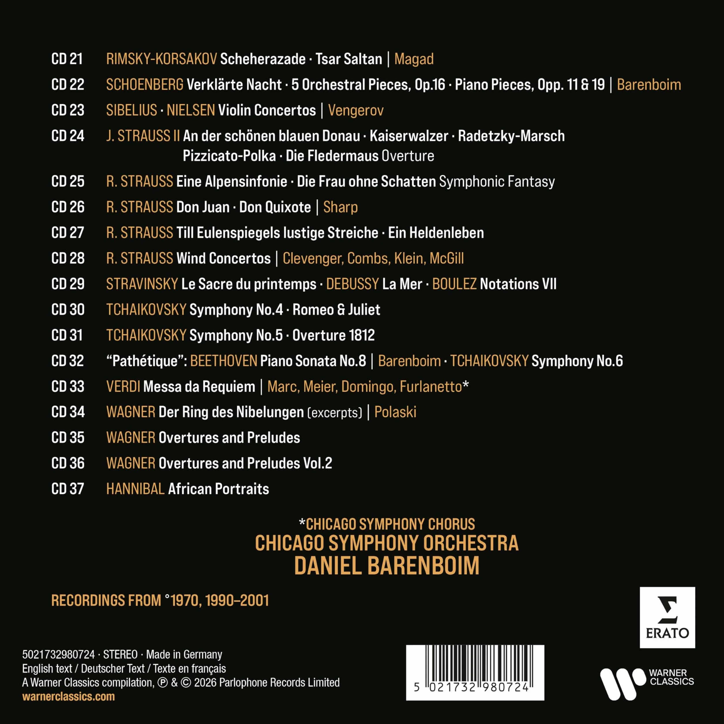 The Warner Classics Edition