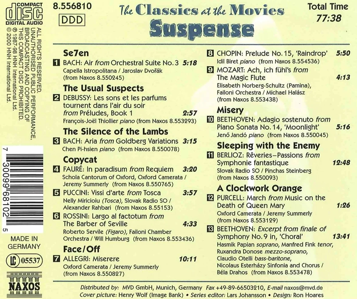 Le Classique Au Cinéma, Vol. 10 - Suspense