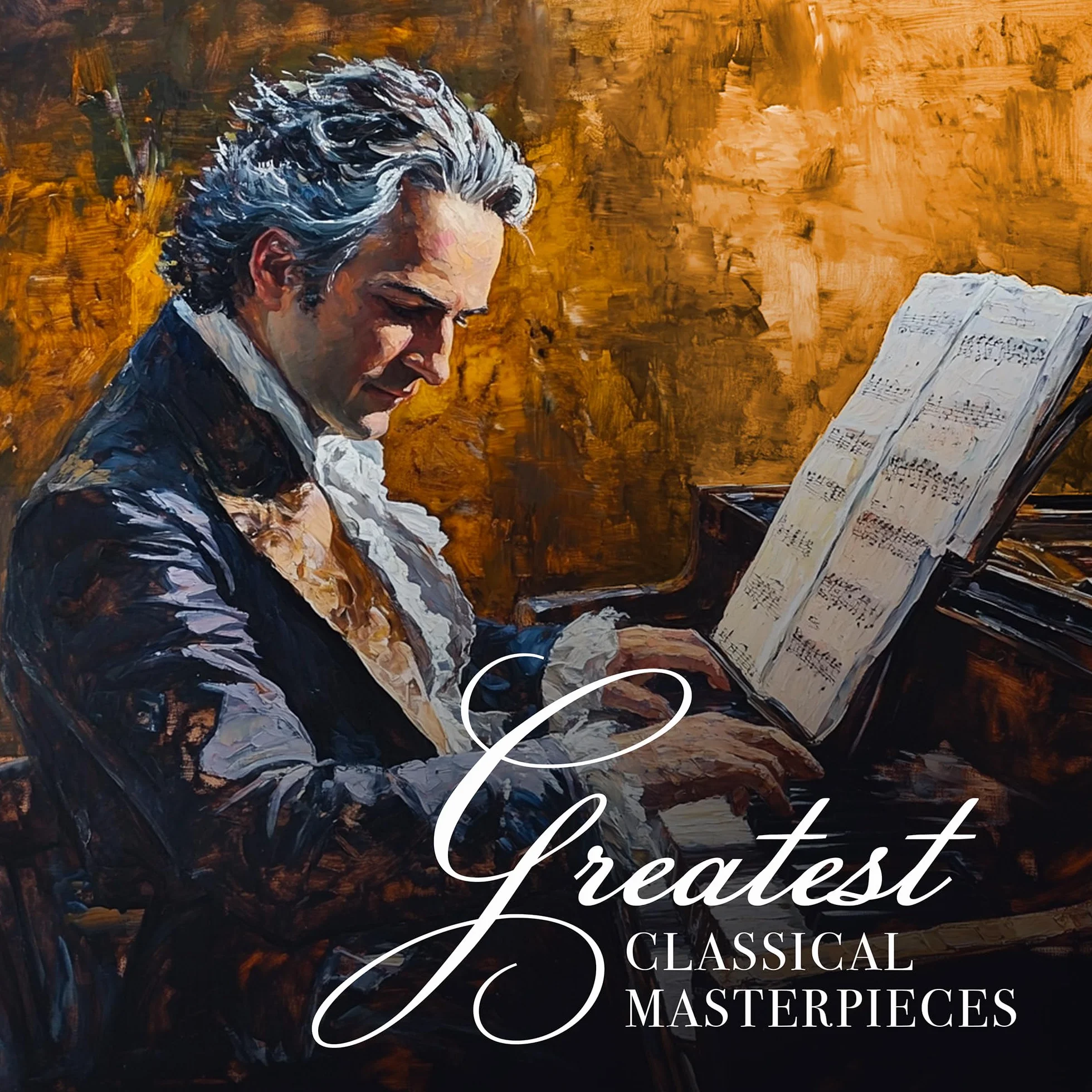 Las mejores obras maestras clásicas Beethoven / Mozart / Bach / Tchaikovsky / Chopin / Vivaldi / Debussy / Brahms / Liszt