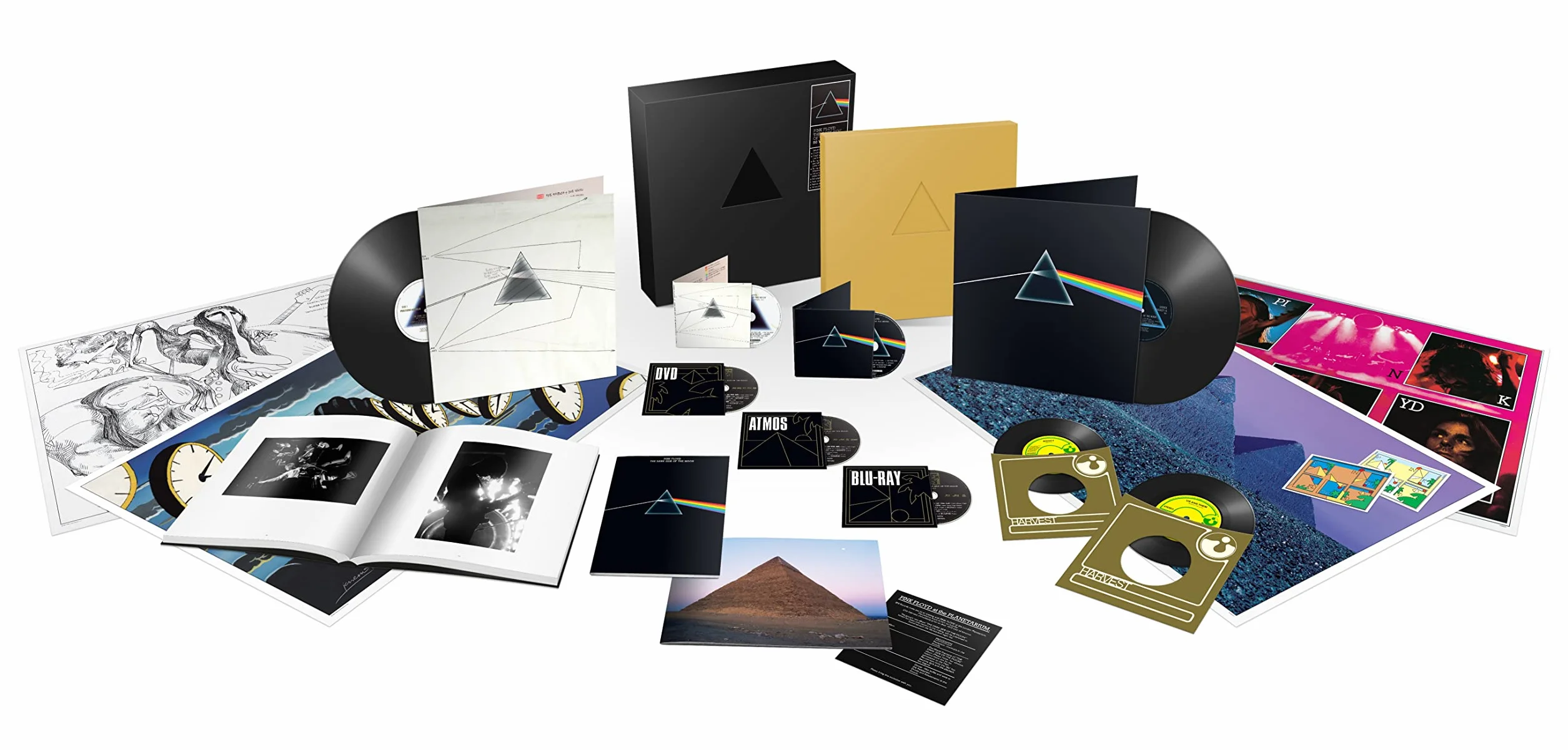 Pink Floyd The Dark Side Of The Moon 50th Anniversary Box 2 LP 2 CD DVD BluRay Vinyl