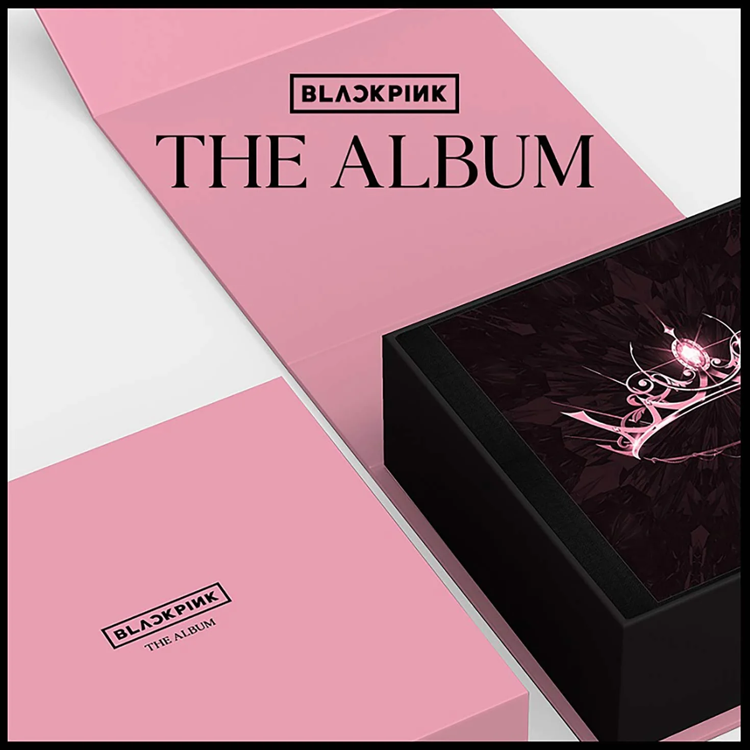 THE ALBUM [ VERSION #2 ] - BLACKPINK 1st Full Album CD + Photobook + PostCard Set + Credits Sheet + Lyrics Booklet + Photocards + Postcards + Sticker + FREE GIFT