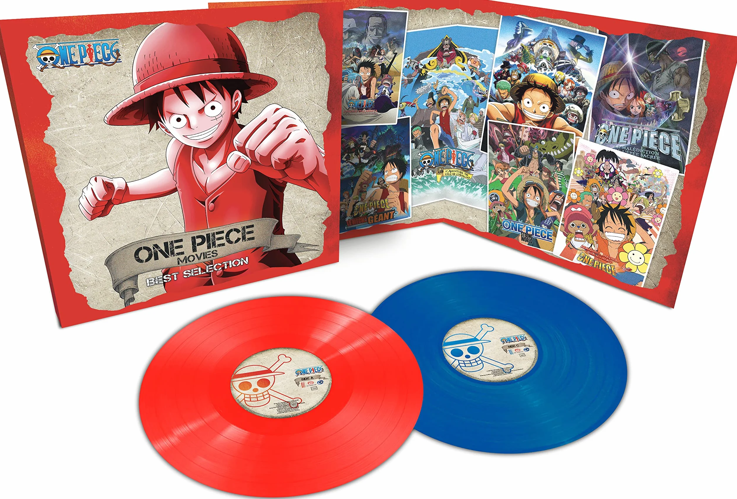 ONE PIECE: MOVIES - BEST SELECTION (RED & BLUE COLOURED