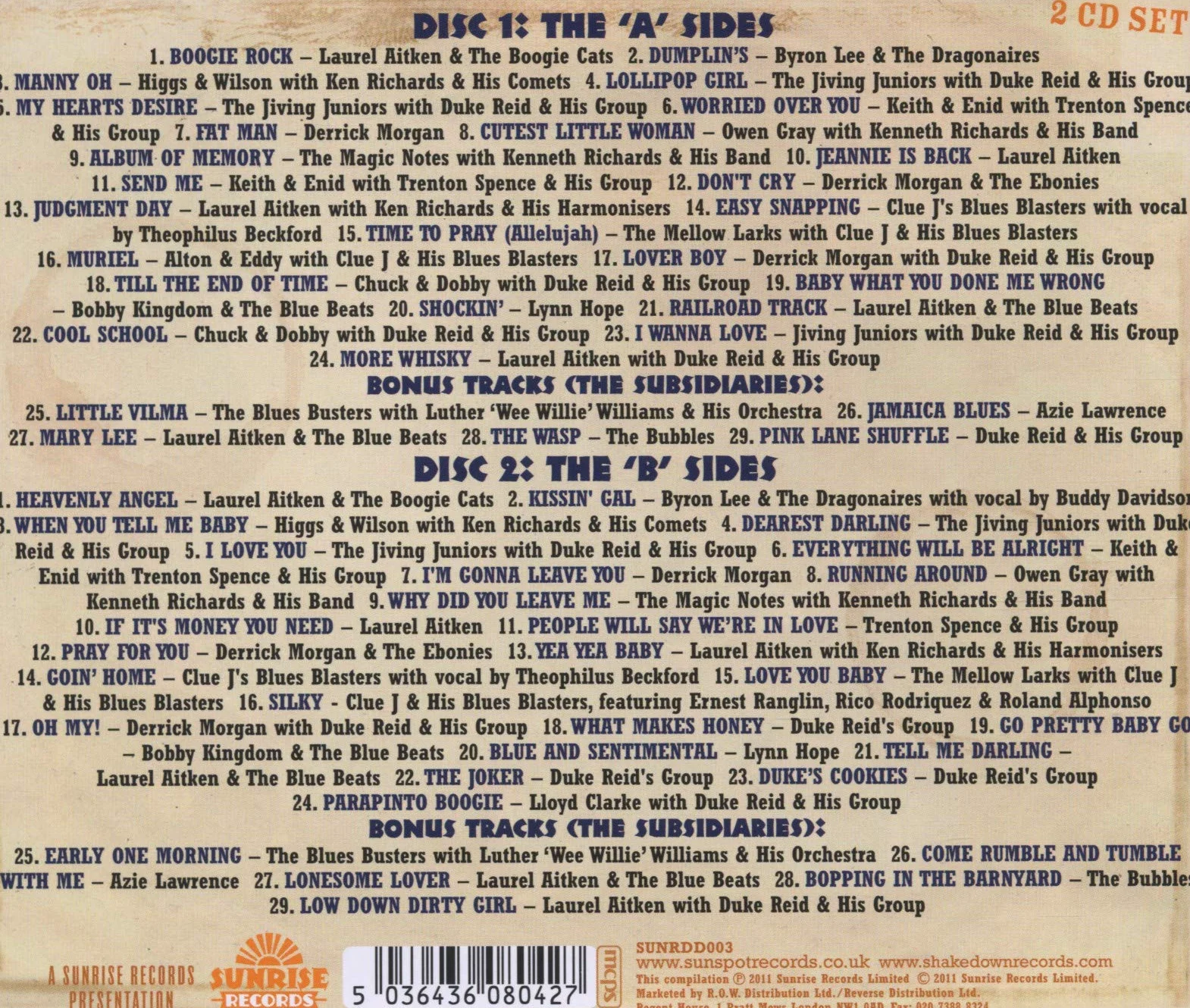 The Story Of Blue Beat 1960: The Best In Ska