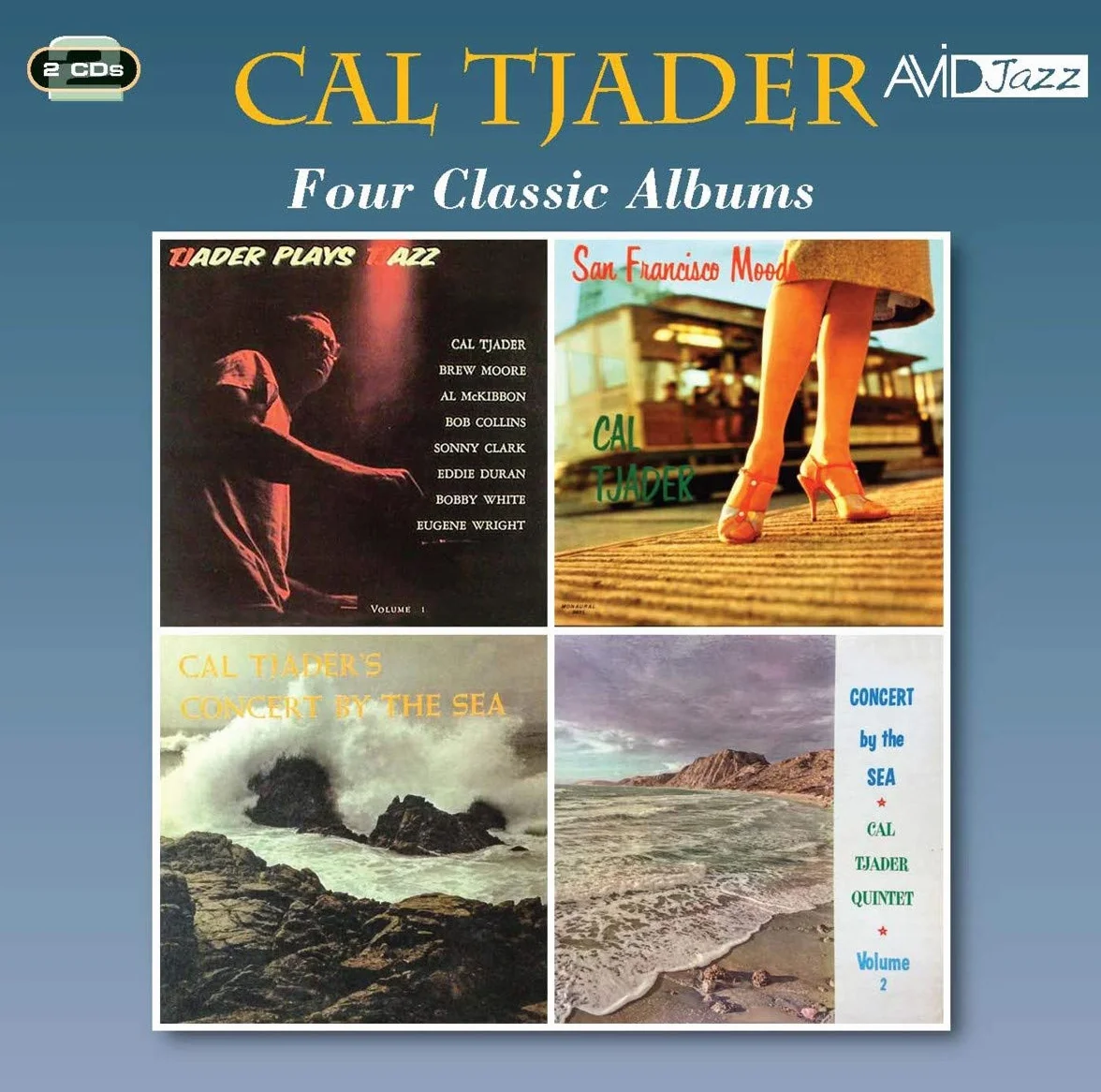 Four Classic Albums: Tjader Plays Tjazz, San Francisco Moods, Concert By The Sea Vol 1 & 2