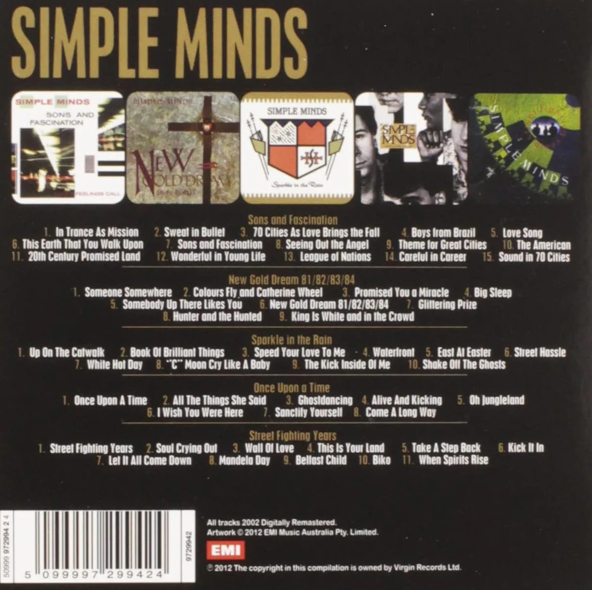 sons and fascination/new gold dream/sparkle in the