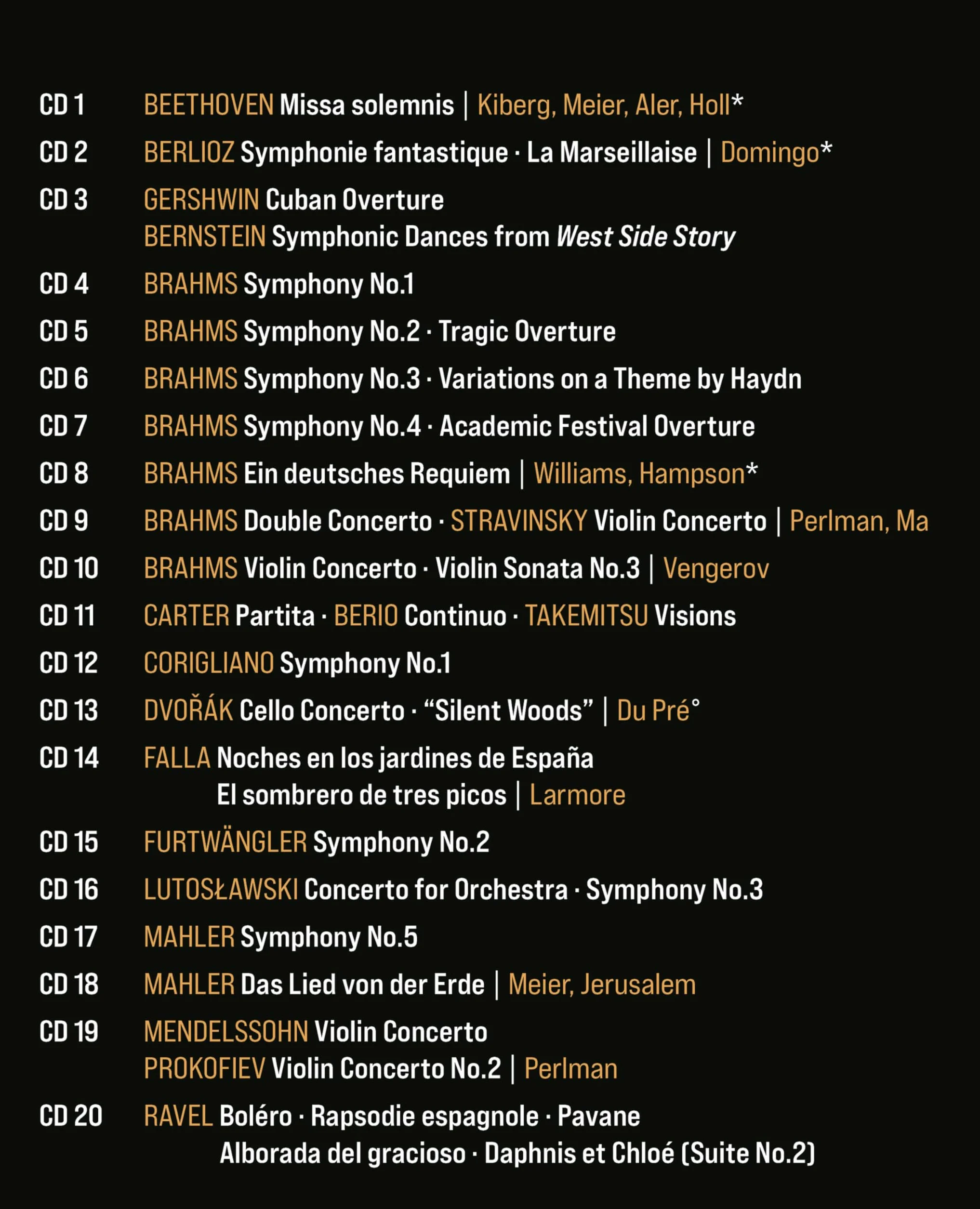 The Warner Classics Edition