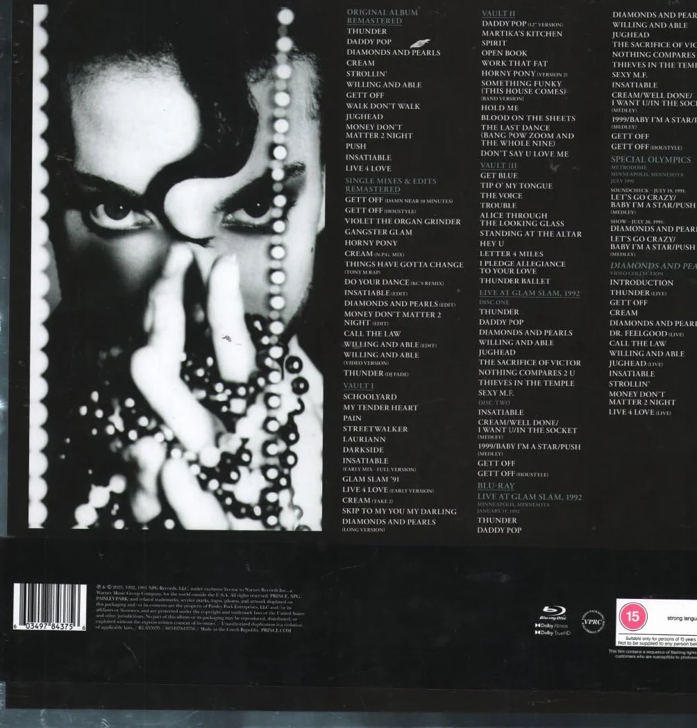 Diamonds and Pearls Box Super Deluxe 7 CD BluRay
