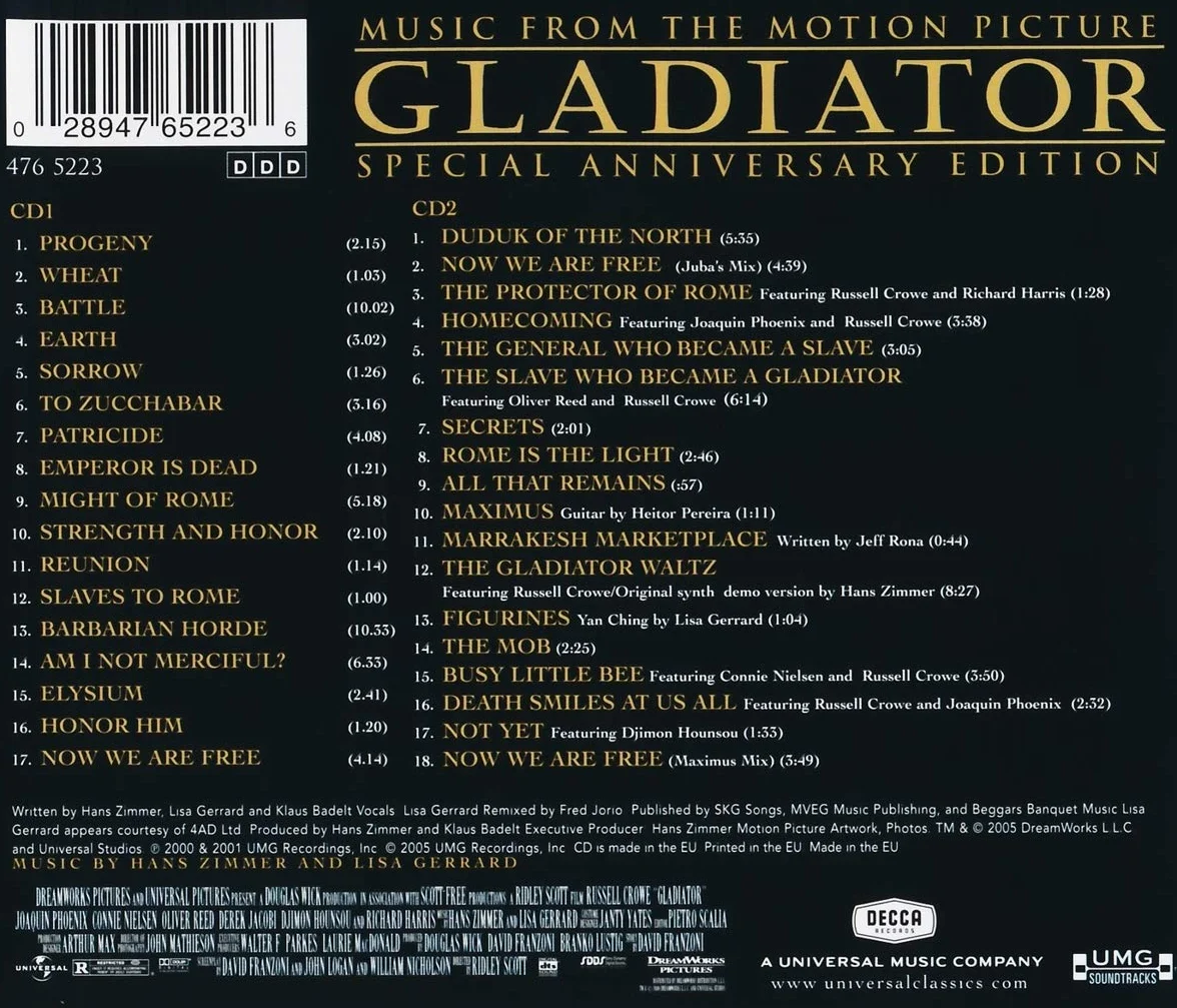 Gladiator Music From The Motion Picture