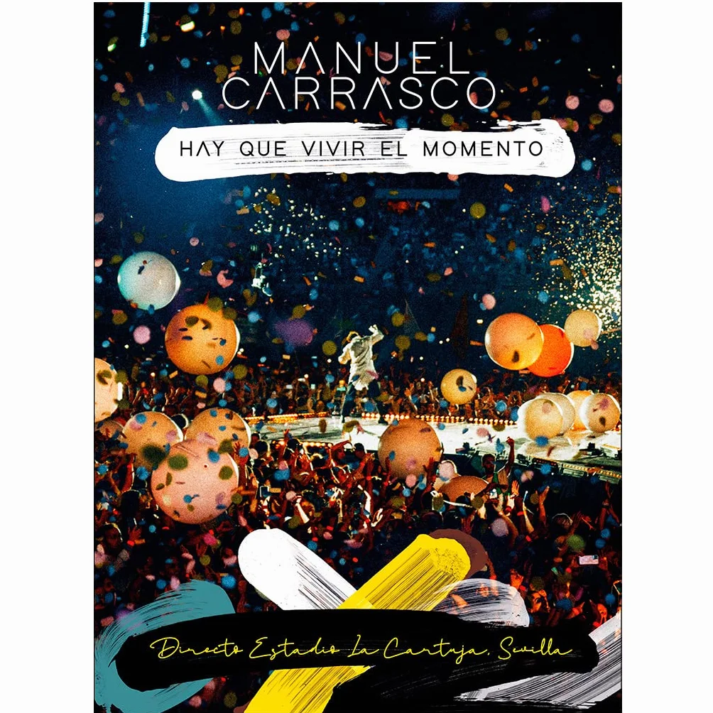 HAY QUE VIVIR EL MOMENTO Directo Estadio La Cartuja Sevilla DVD 2CD