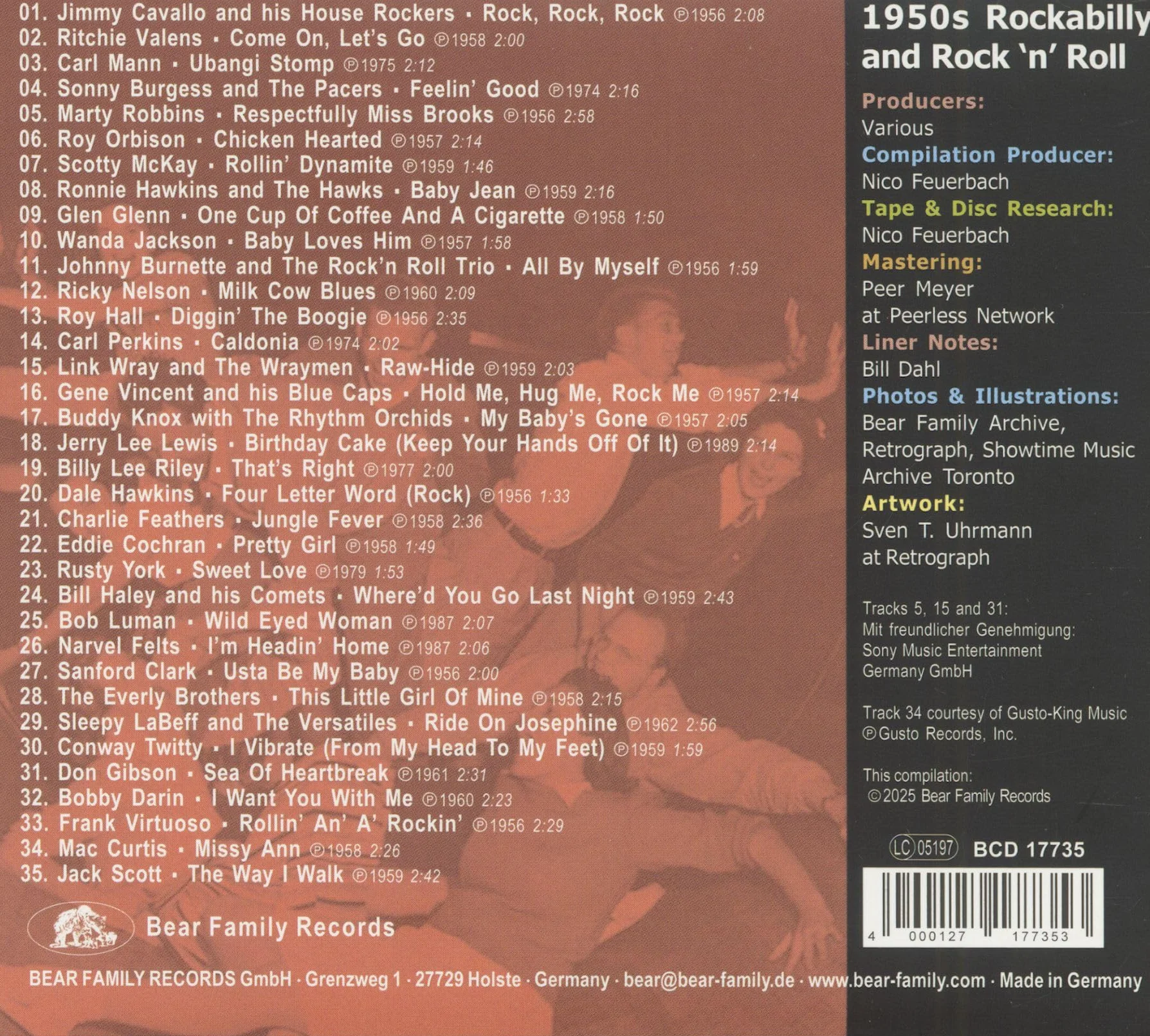 BEAR FAMILY RECORDS ROCKS, VOL. 2