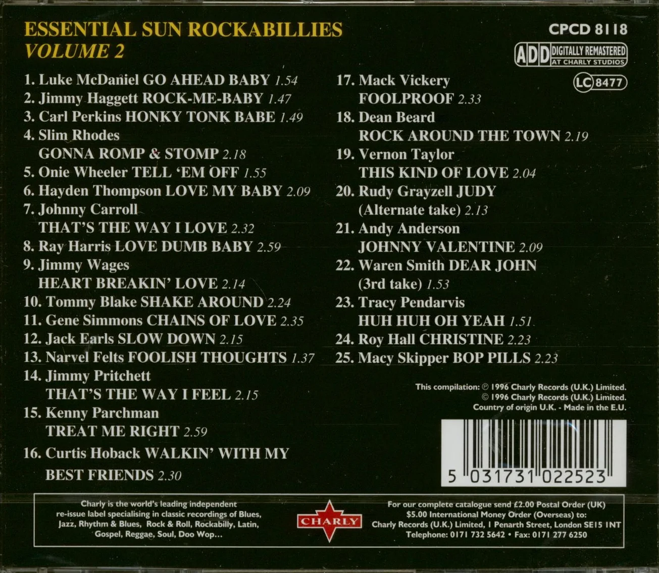 Vol. 2-Essential Sun Rockabill