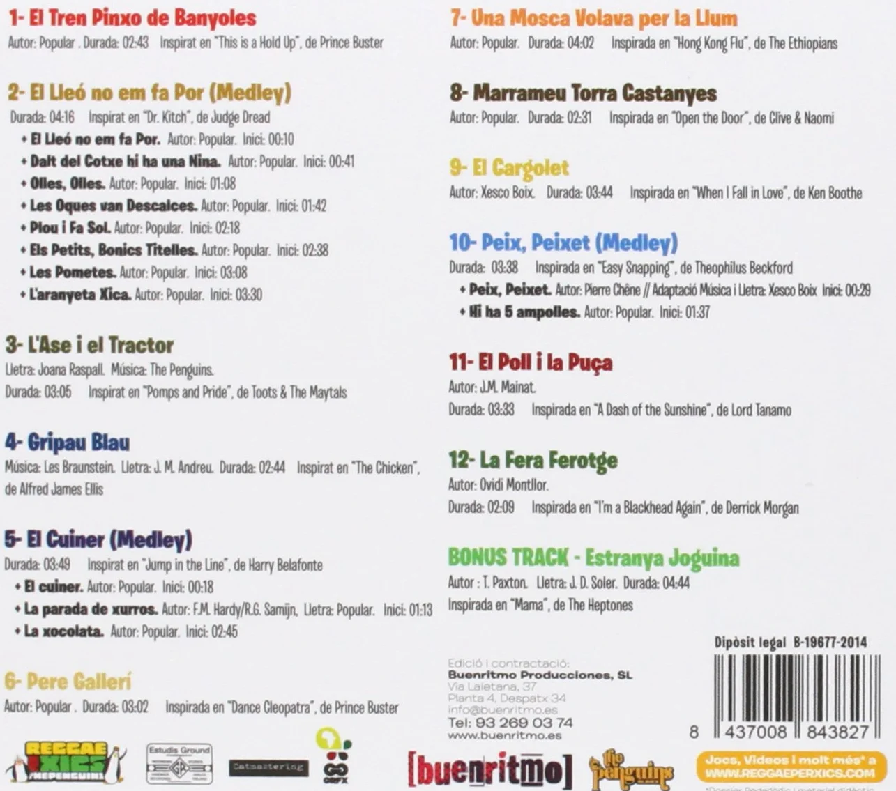 Reggae Per Xics Pugem Al Tren