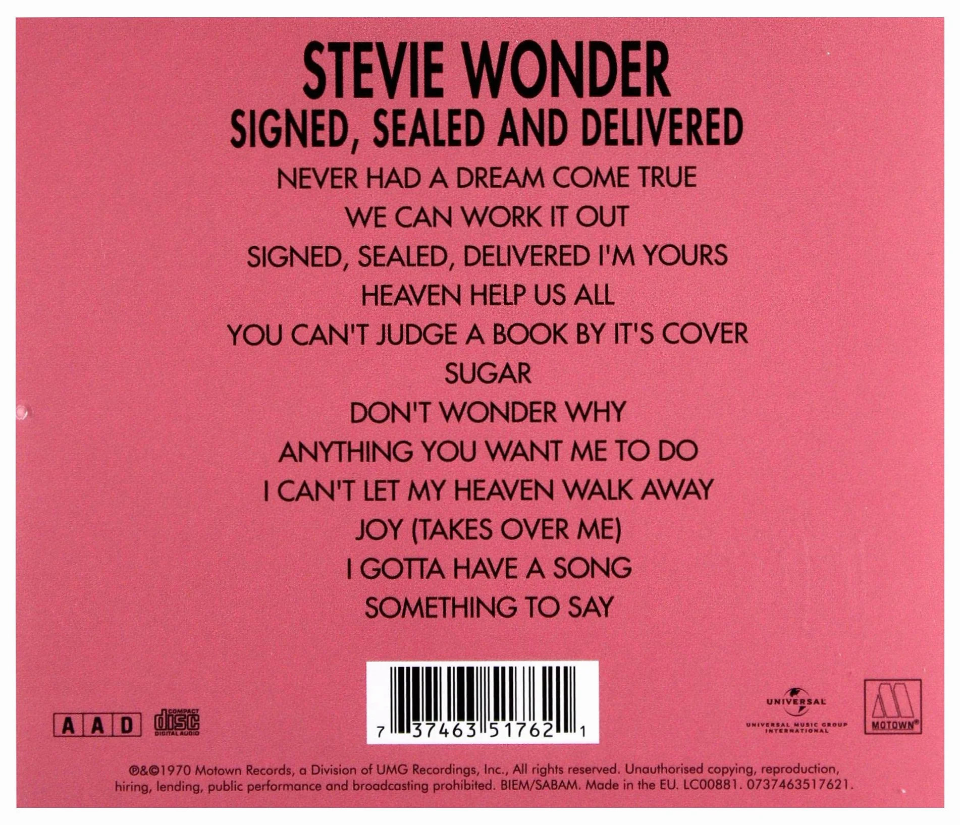 Signed, Sealed And Delivered