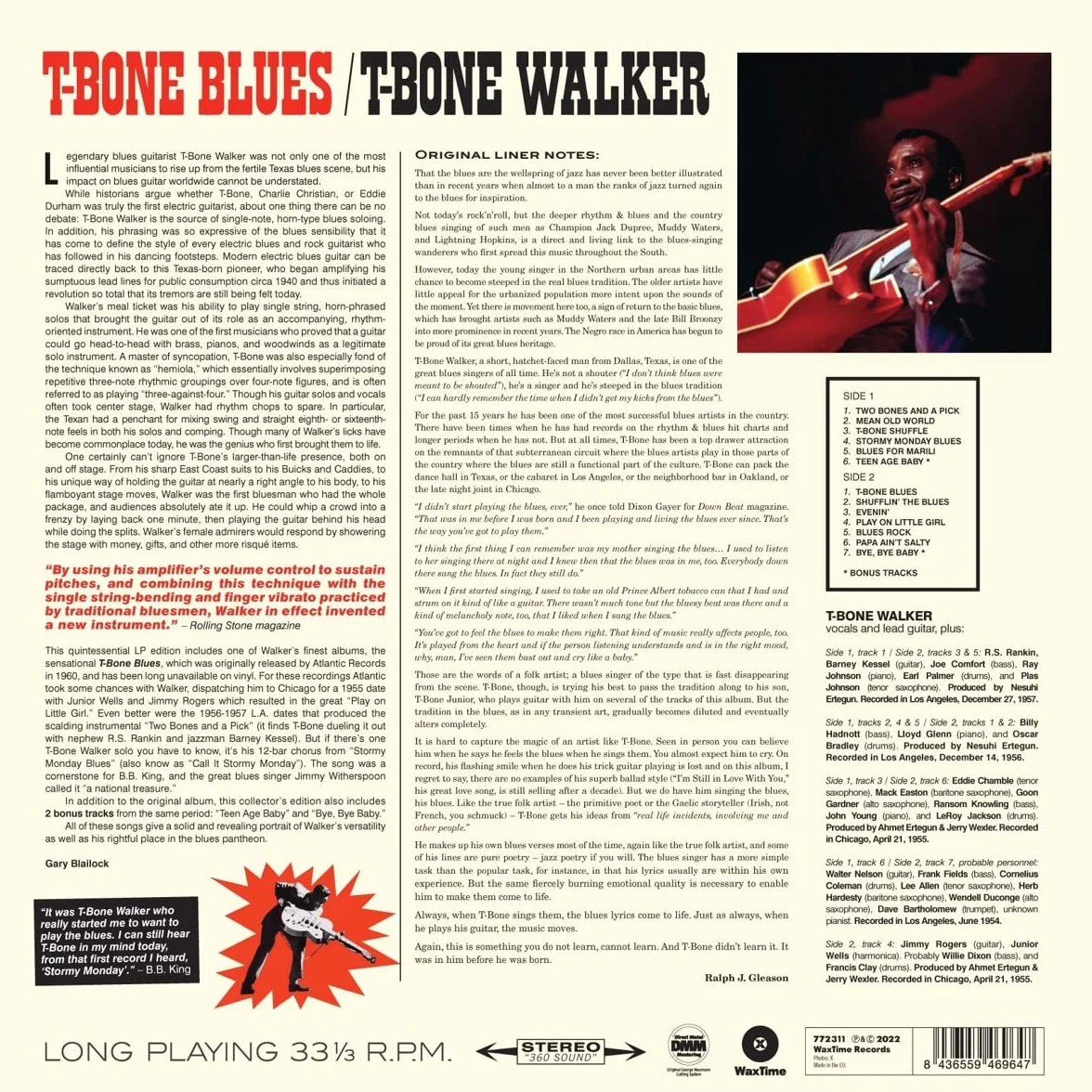 T-Bone Blues + 2 Bonus Tracks
