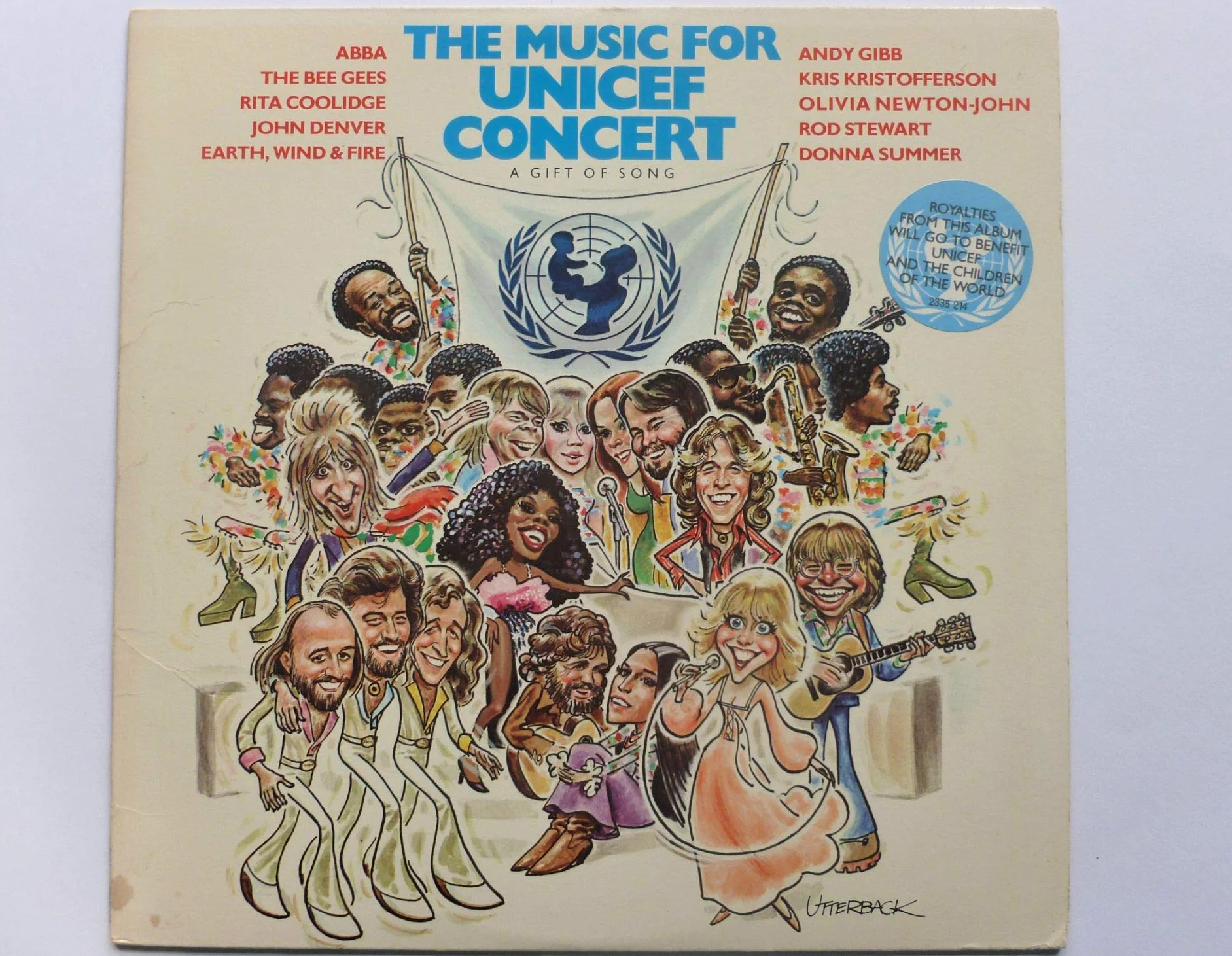 The Music For Unicef Concert / A Gift Of Song - US press