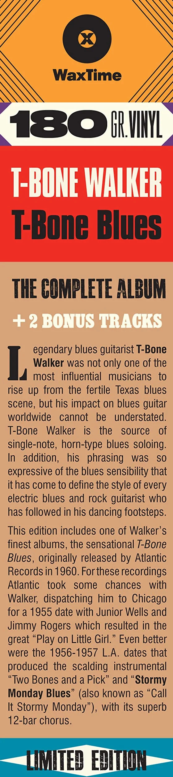 T-Bone Blues + 2 Bonus Tracks