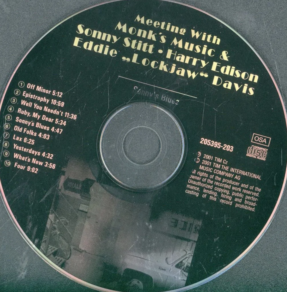 Sonny's blues-Meeting with Monk's Music & Sonny Stitt, Harry Edison, Eddie "Lockjaw" Davis