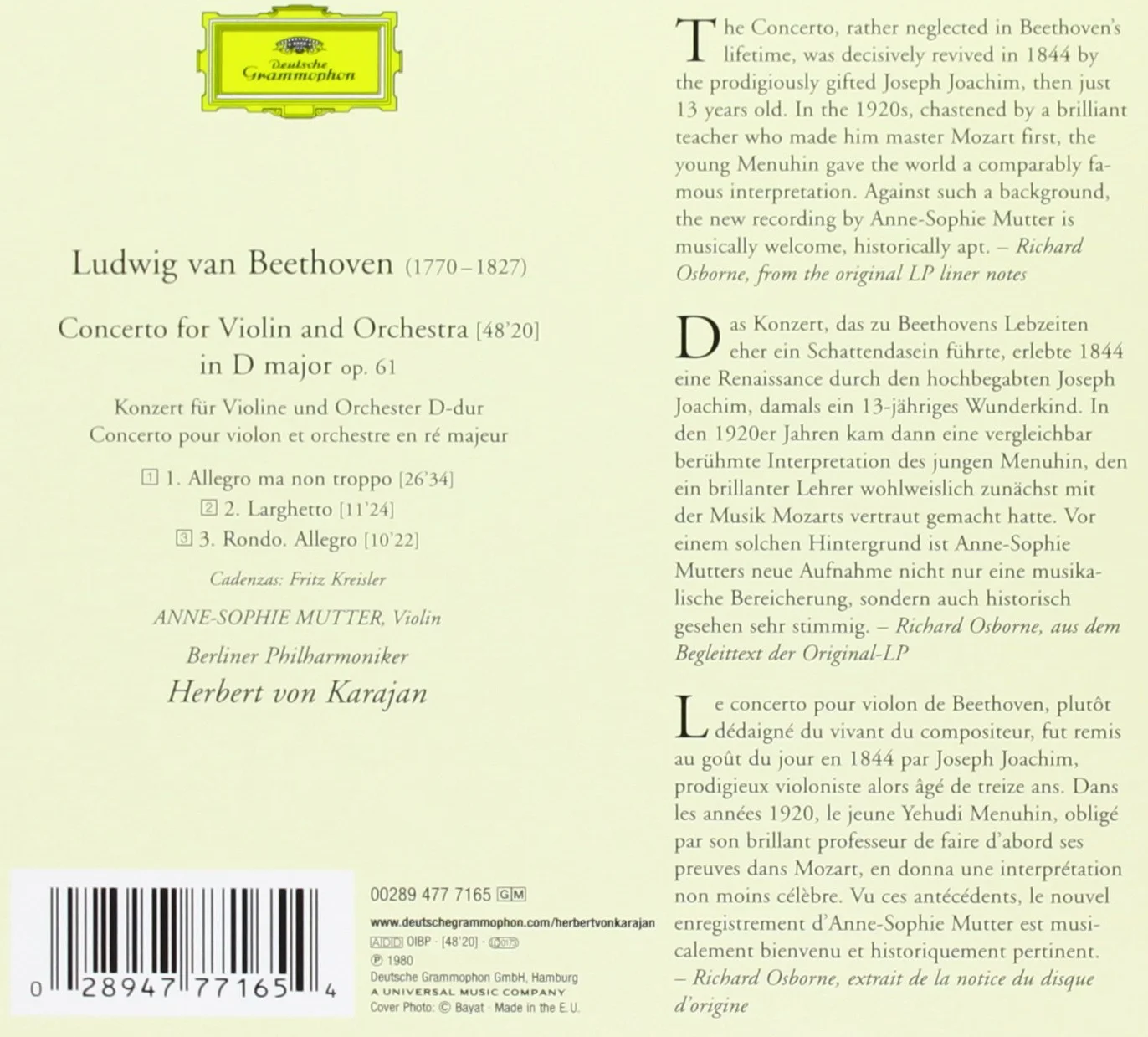 Beethoven Violin Concerto Op.61