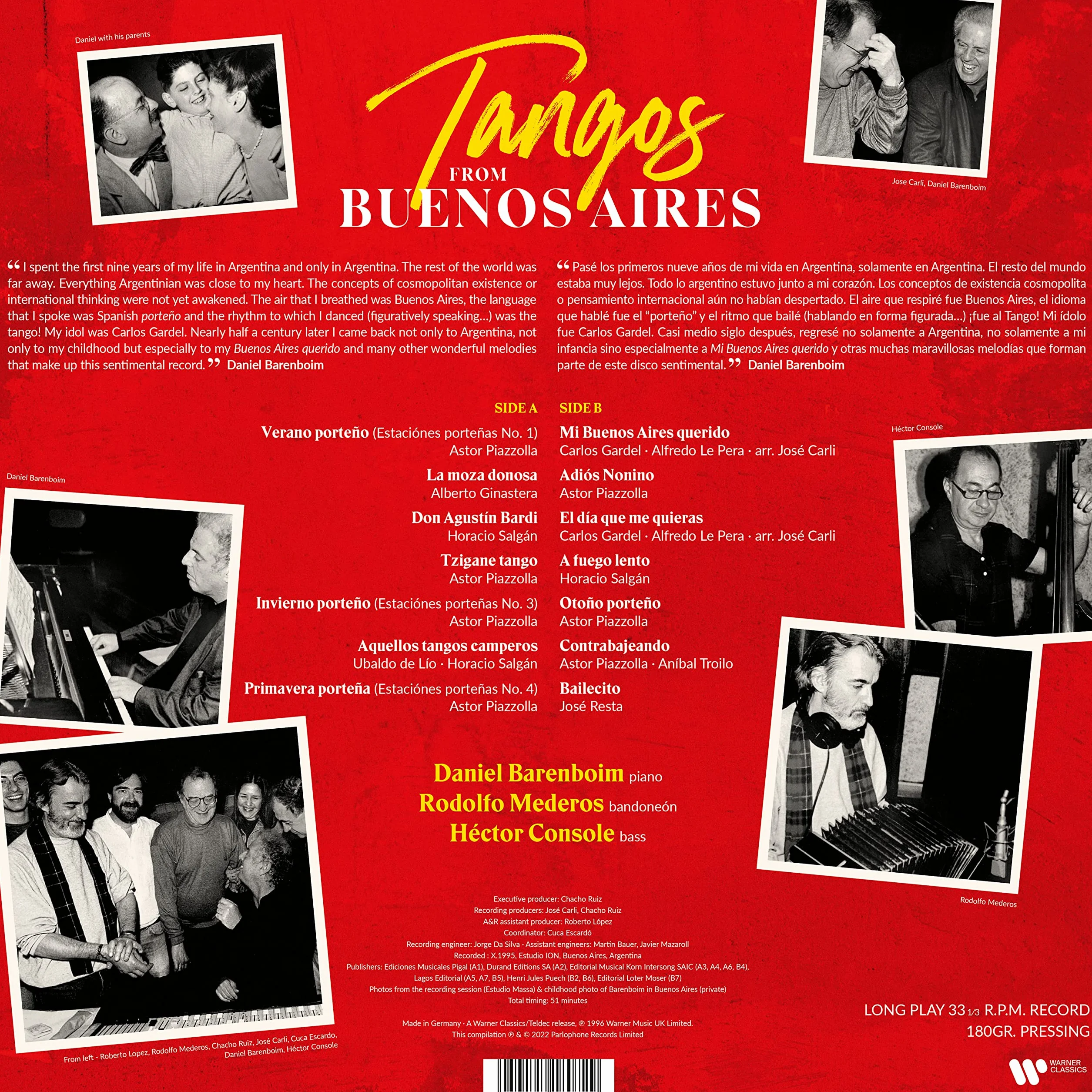 Daniel Barenboim & Friends - Tangos from Buenos Aires