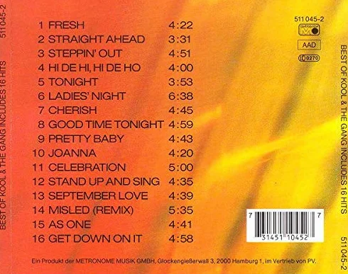Best of Kool & the Gang Includ