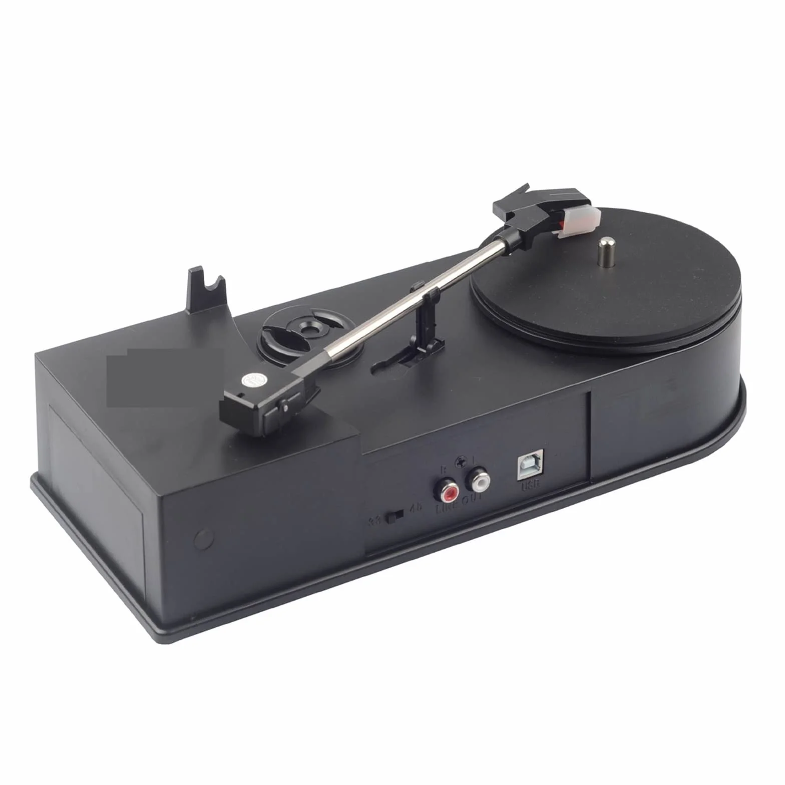 Reproductor de gramófono a MP3, Soporte de fonógrafo de Vinilo Vintage, reproducción de 33/45PRM, Regalo de Meses
