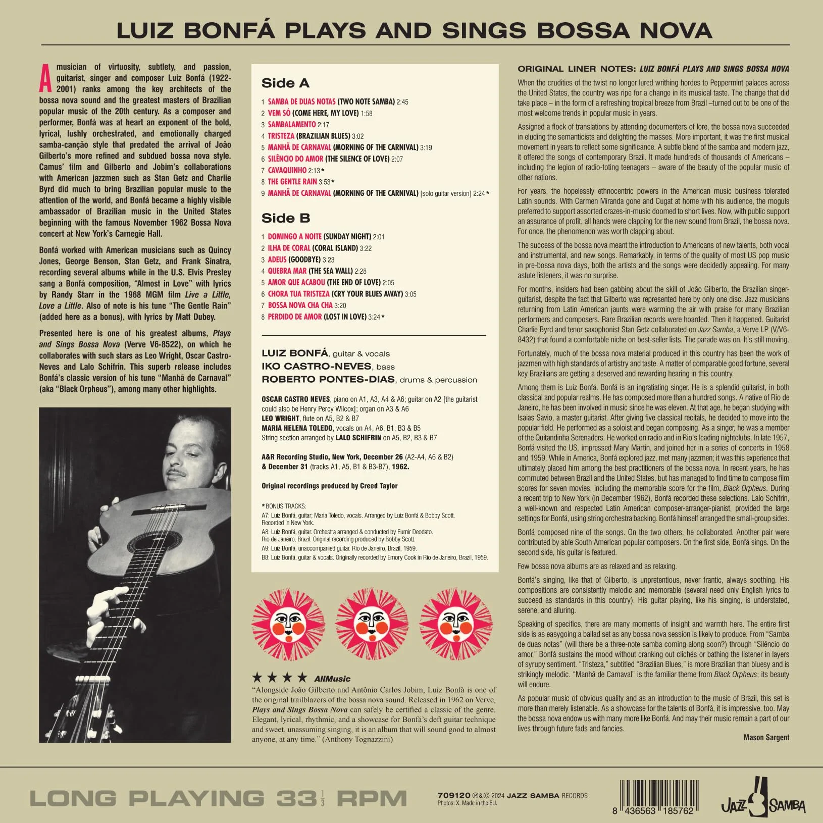 Plays And Sings Bossa Nova