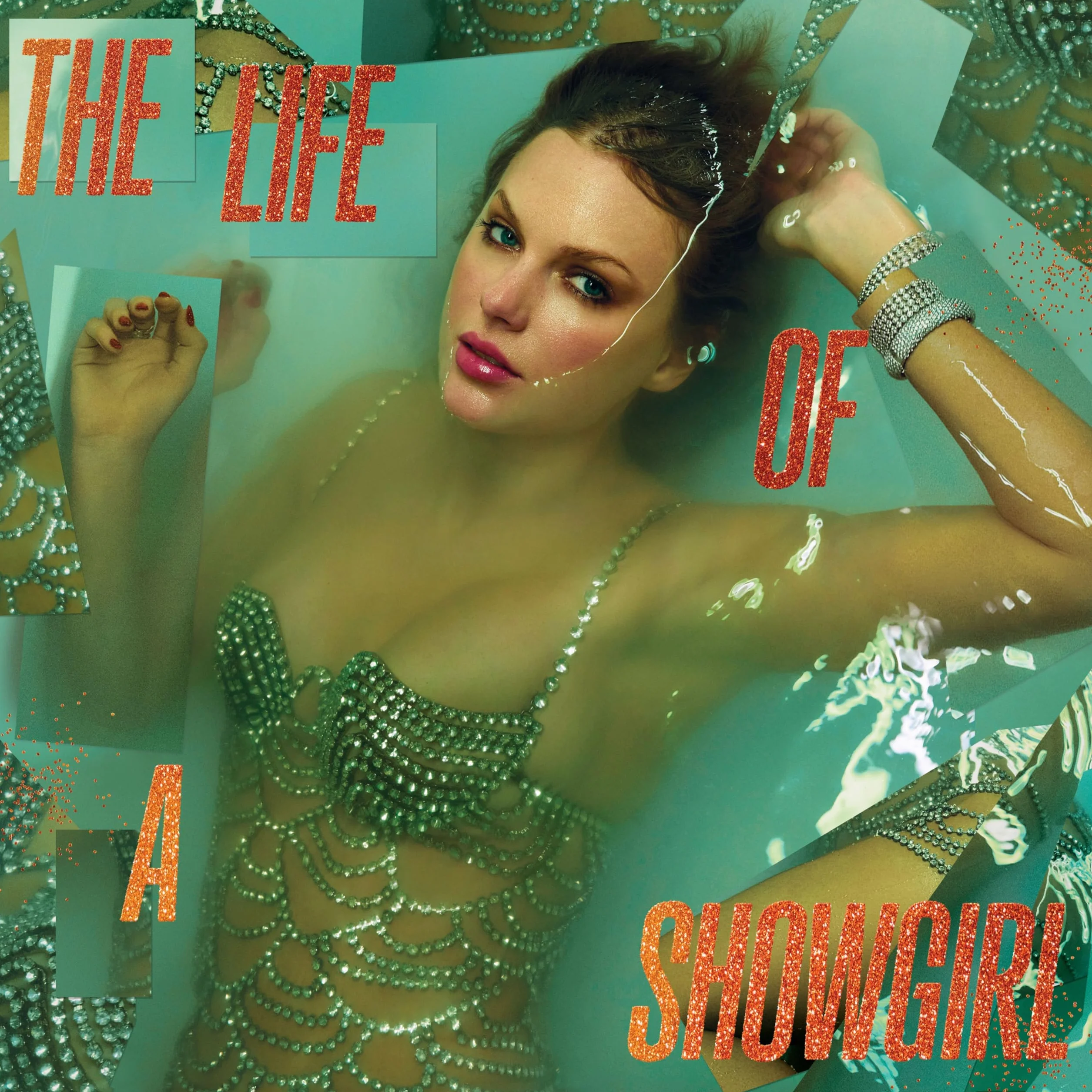 THE LIFE OF A SHOWGIRL Vinilo Naranja Translúcido Purpurina Dorada