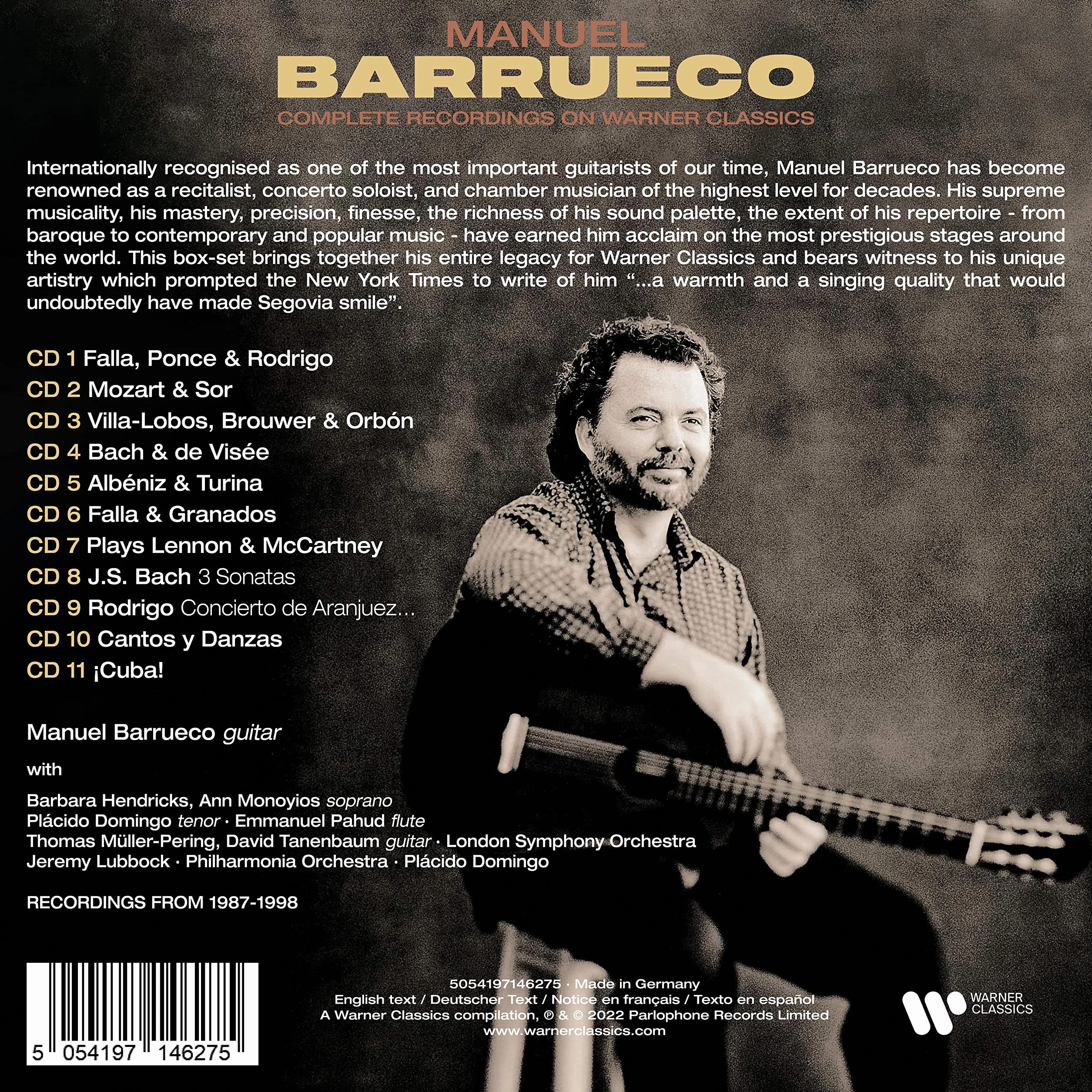 Manuel Barrueco - The Complete Warner Classics Recordings