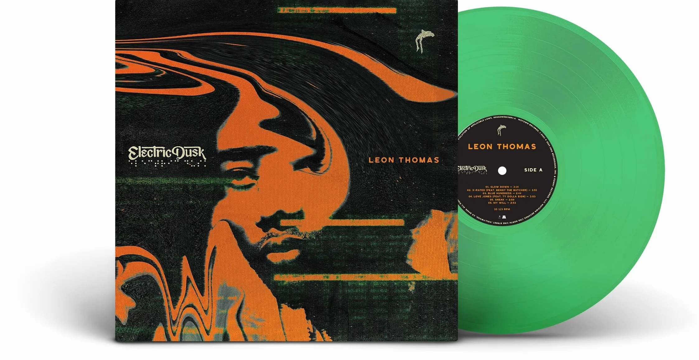 Electric Dusk LP verde esmeralda translúcido