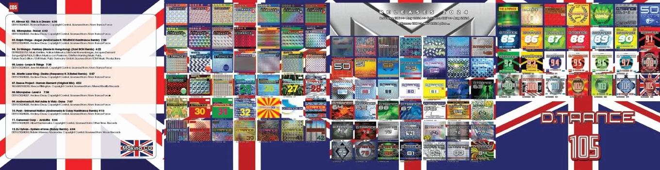 D.Trance 105 Incl. d-Techno 60 & UK-Makina