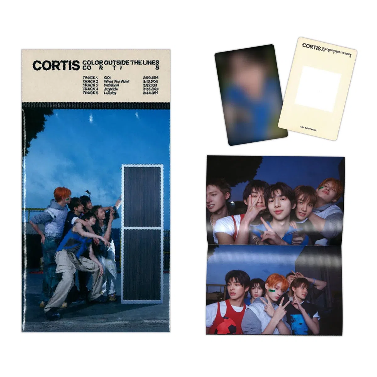 CORTIS - The 1st EP [COLOR OUTSIDE THE LINES] (Weverse Albums Ver. / A) Photobook + Photocard + QR Card