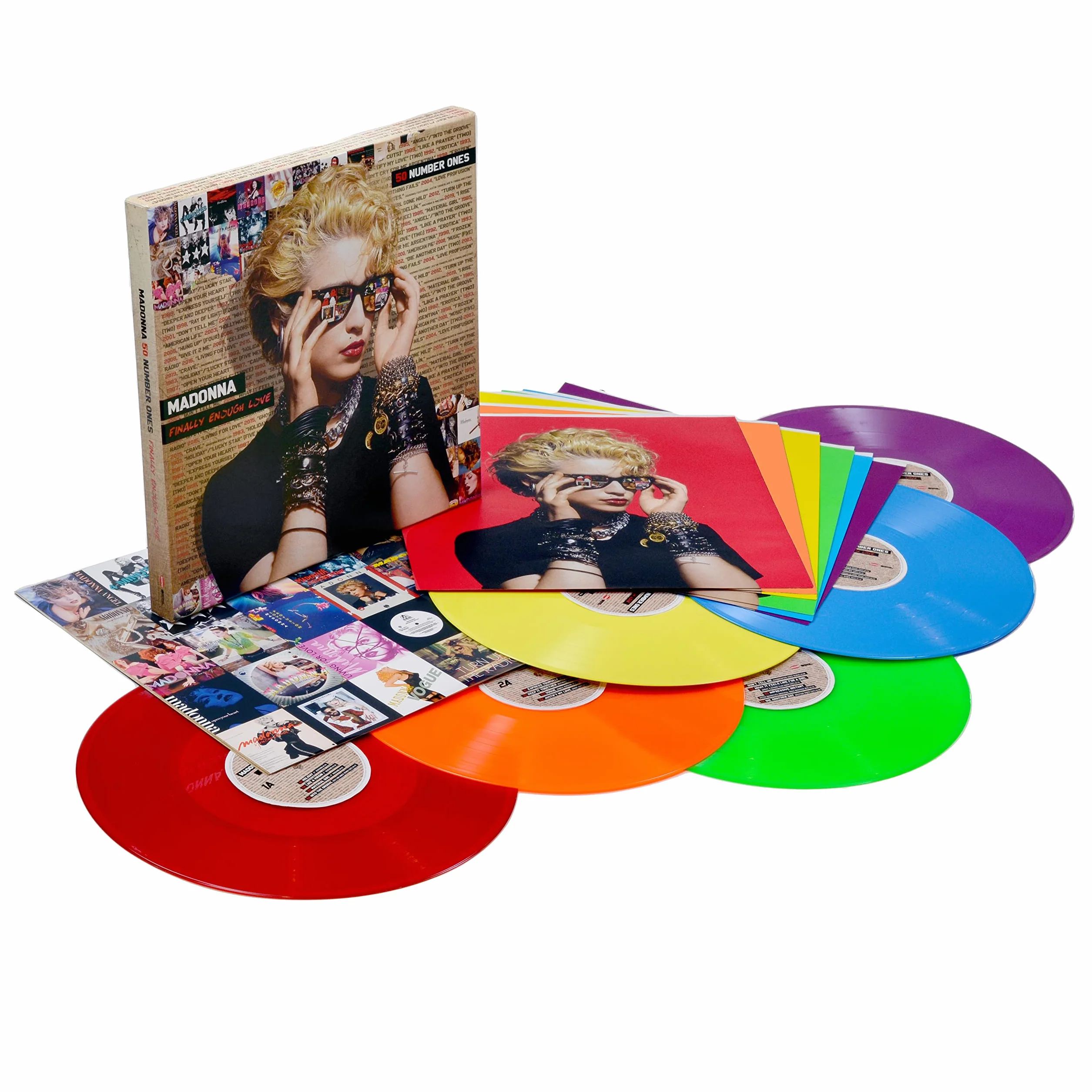 Madonna - Finally Enough Love: Fifty Number Ones. Rainbow Edition (6 LP) [Vinilo]