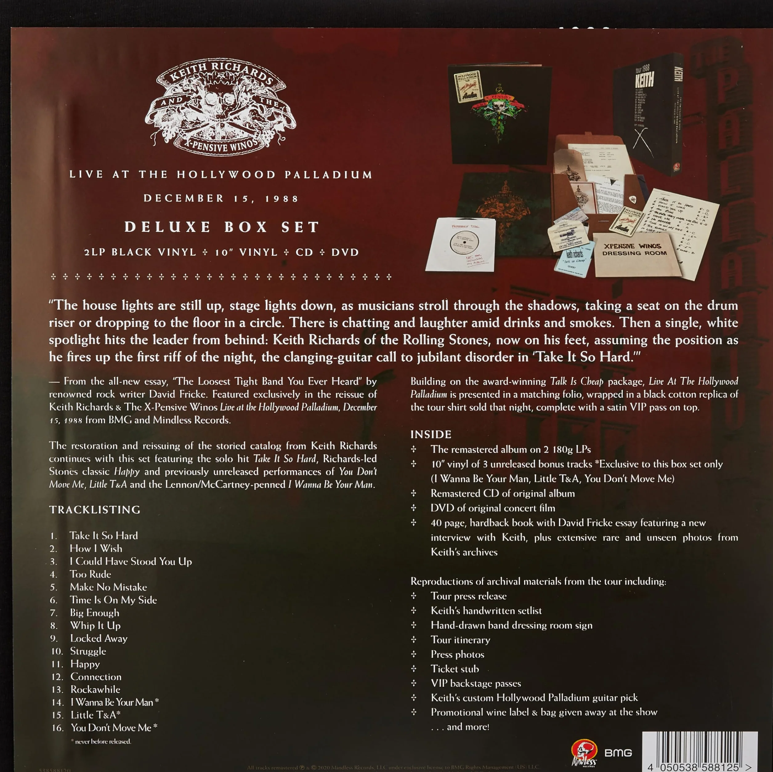 Keith Richards - Keith Richards & The X-Pensive Winos (3 Lp + Cd + Dvd) Deluxe Edition