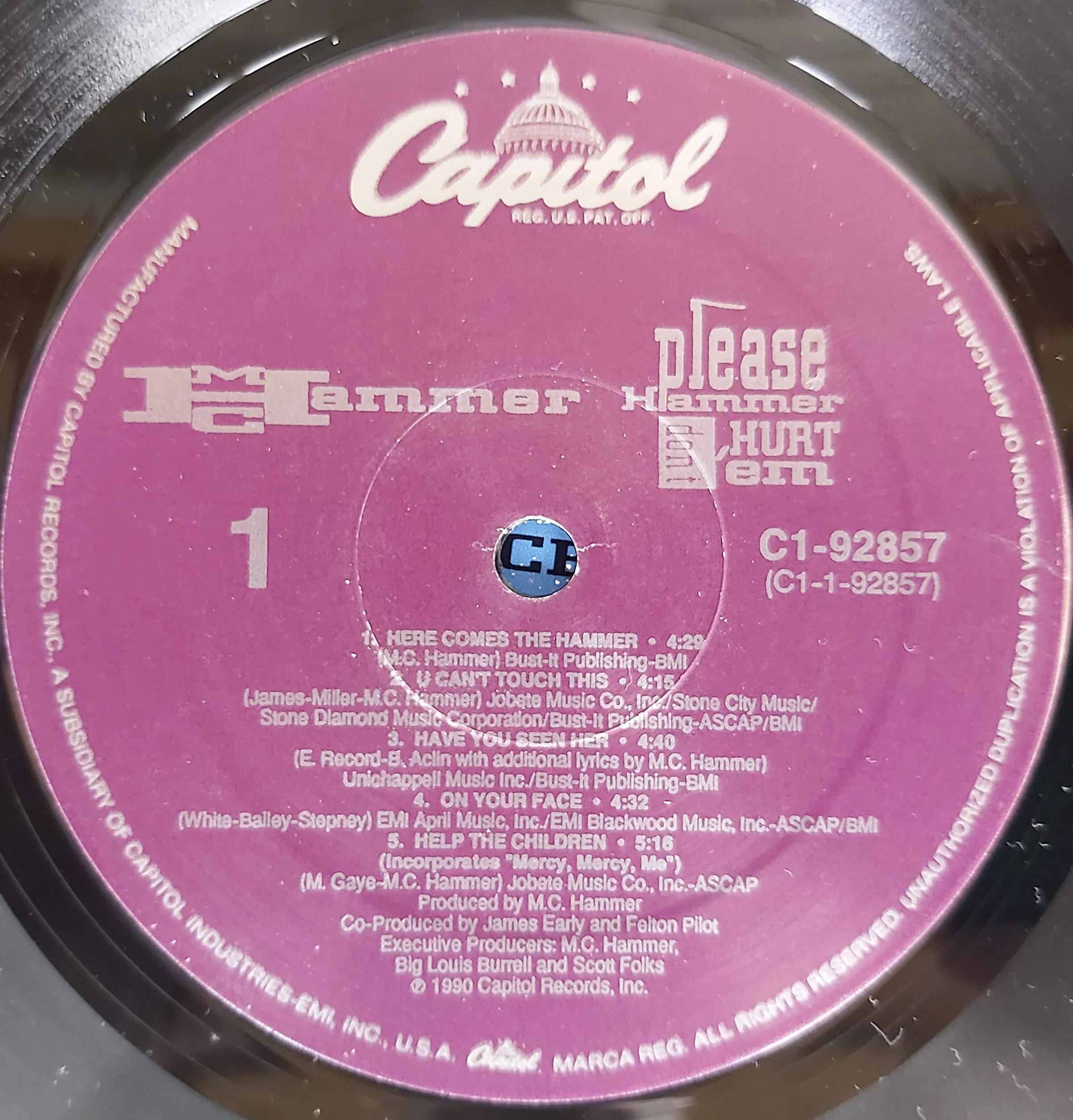 Please hammer don't hurt 'em (1990)