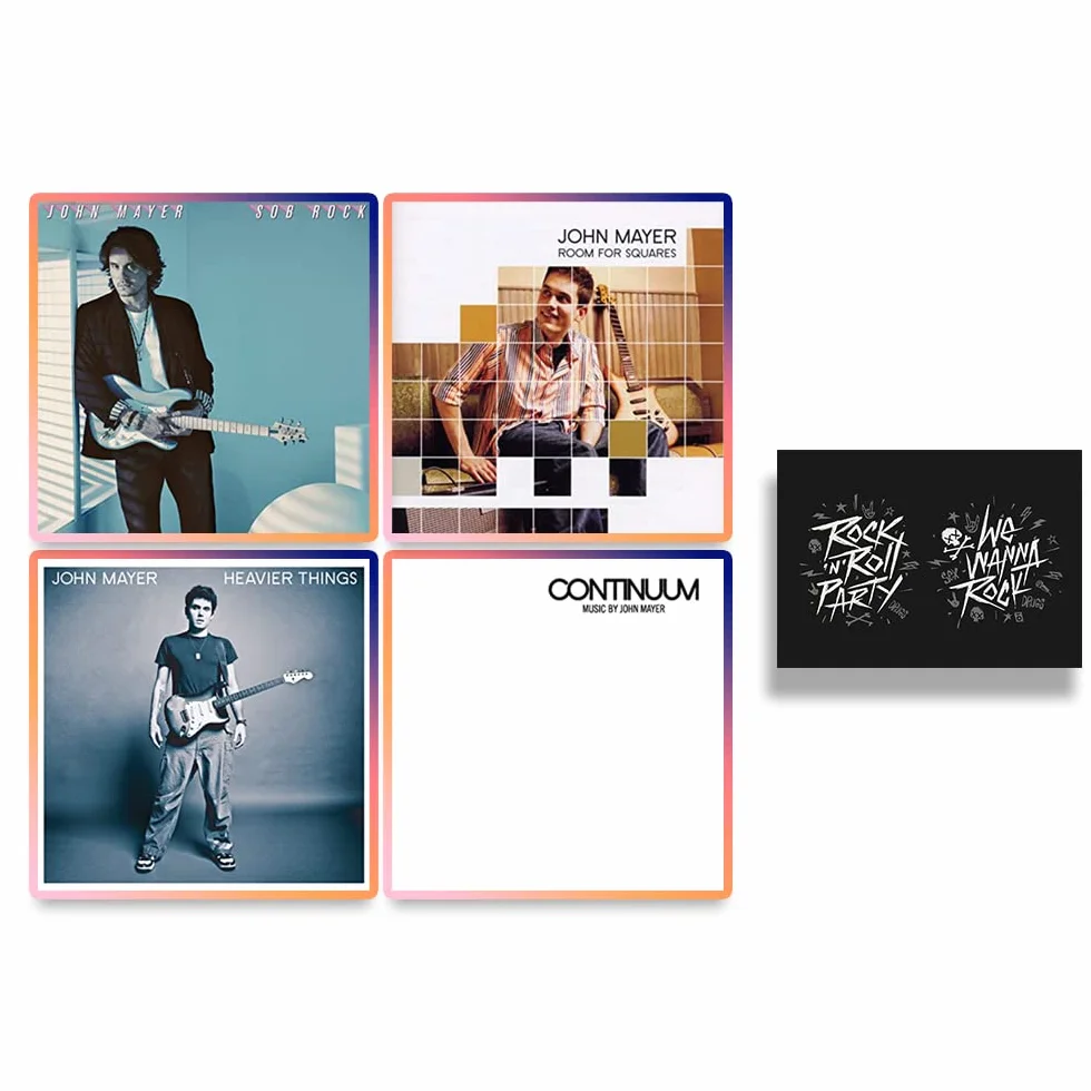John Mayer: The Soft Rock 4 Studio Album Collection Room For Squares, Heavier Things, Continuum y Sob Rock
