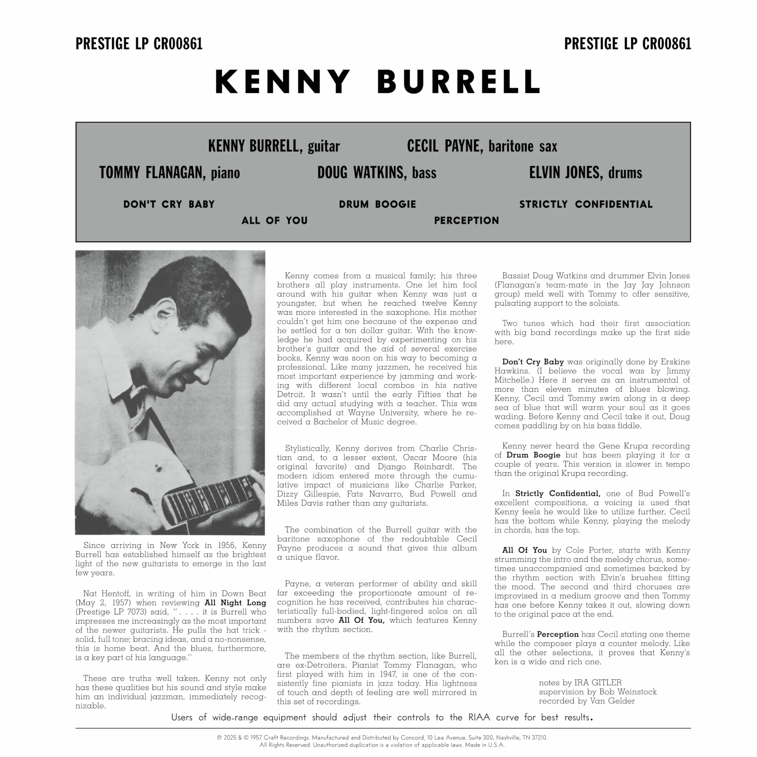 Kenny Burrell (Original Jazz Classics Series)