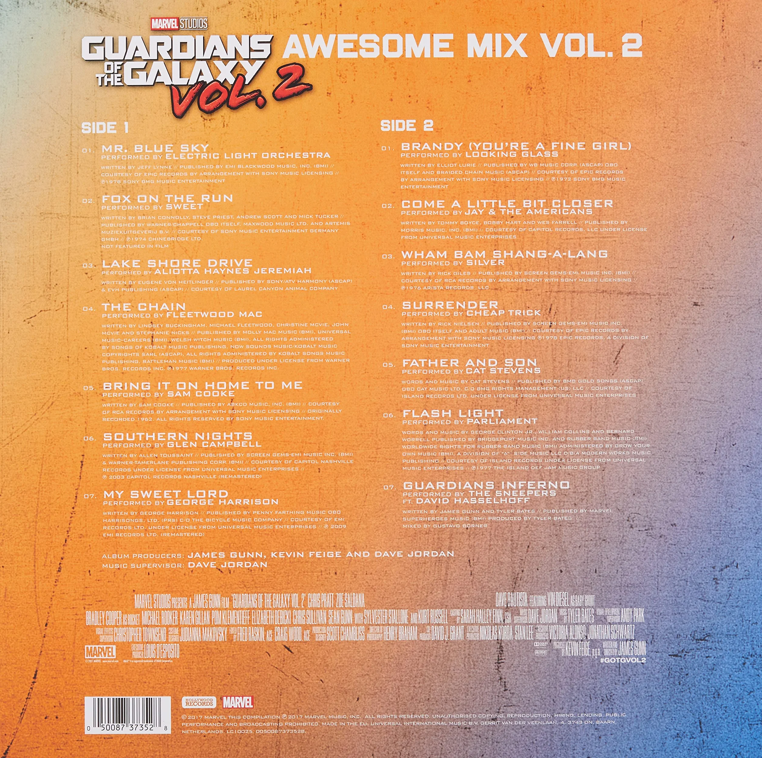 Guardians Of The Galaxy: Awesome Mix - Volumen 2