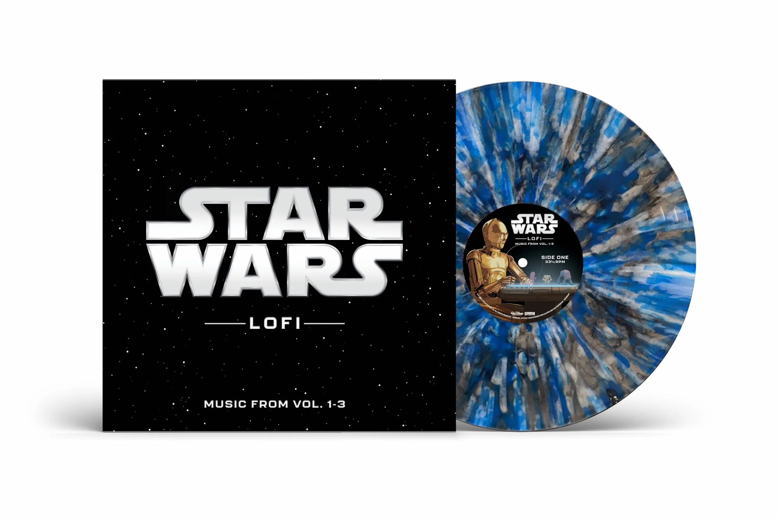 Star Wars Lofi Música de Vol. 1-3 LP de salpicaduras de 2 colores