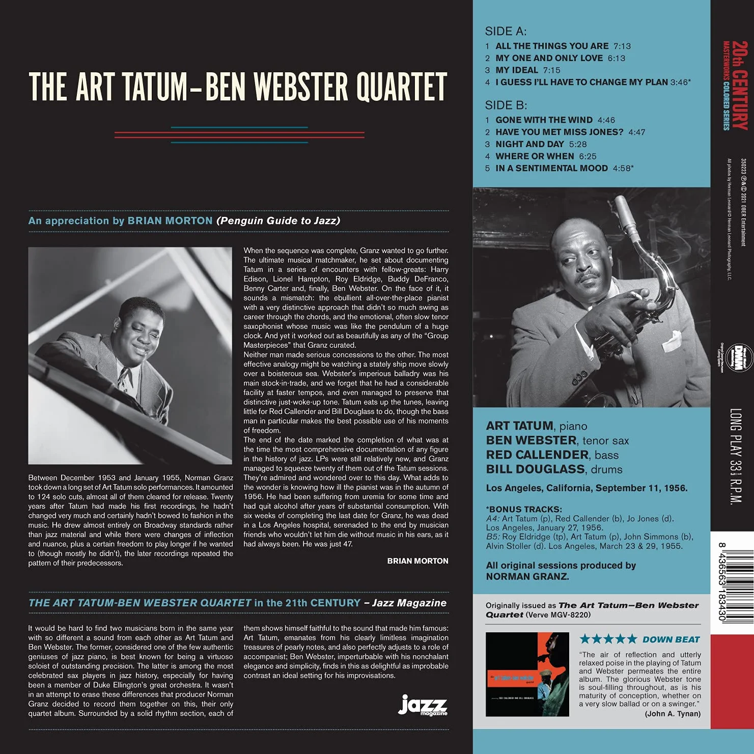 Art Tatum - Ben Webster Quartet