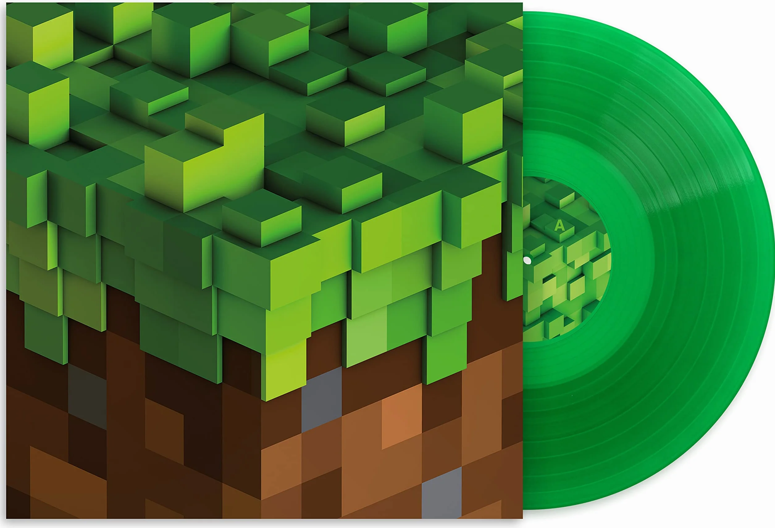 Minecraft Volume Alpha Vinyle Vert Translucide