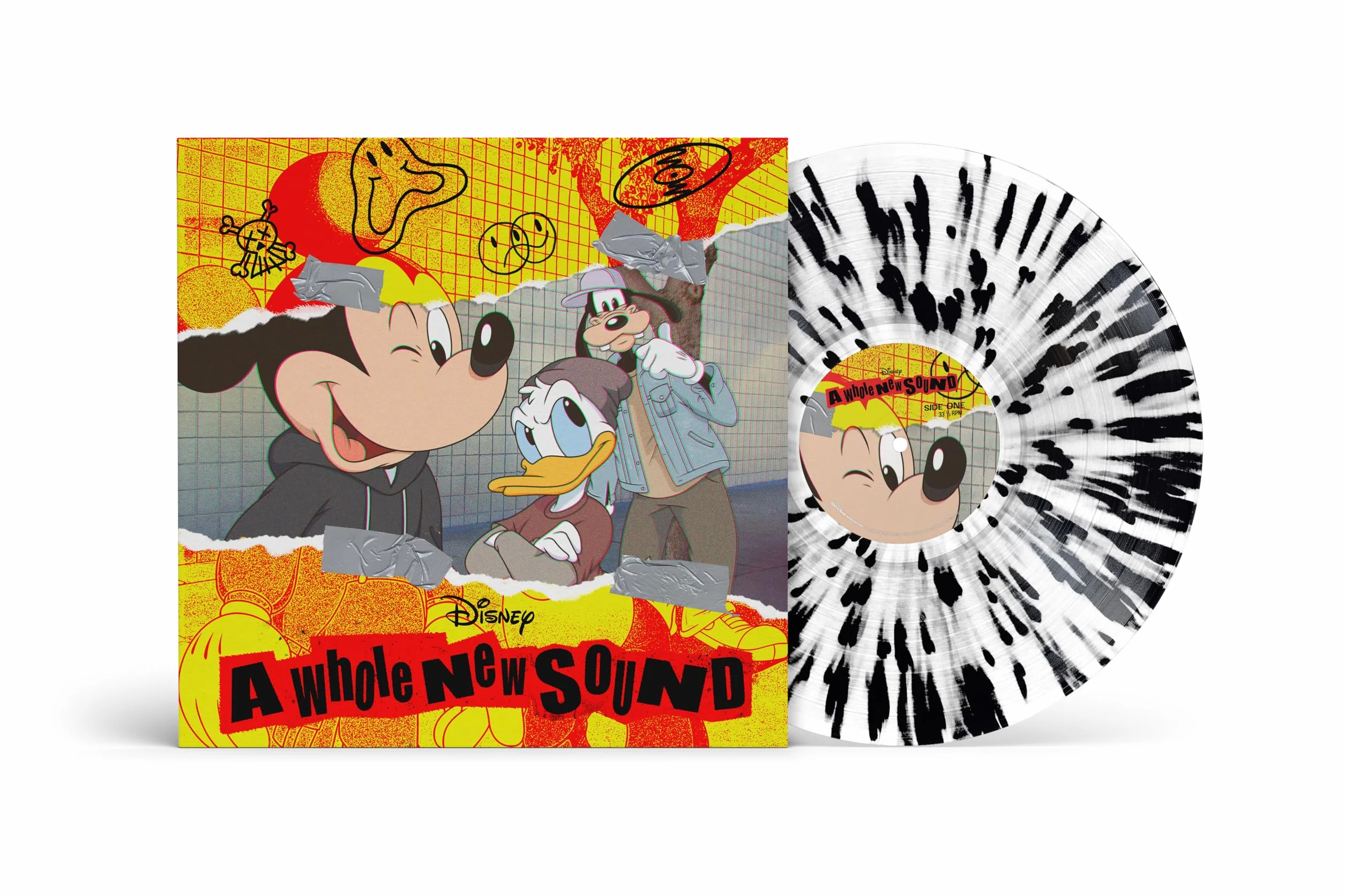 Un sonido completamente nuevo [LP] con salpicaduras transparentes/negras