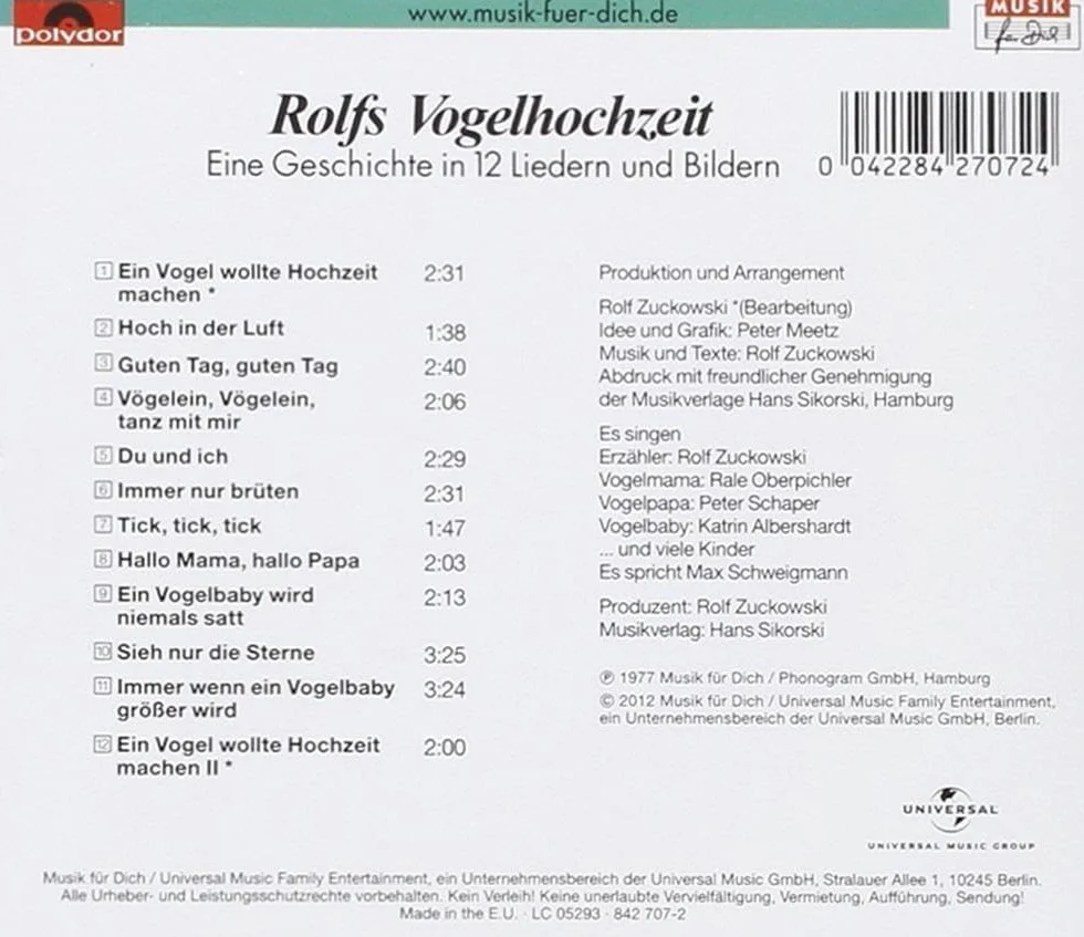 Rolfs Vogelhochzeit