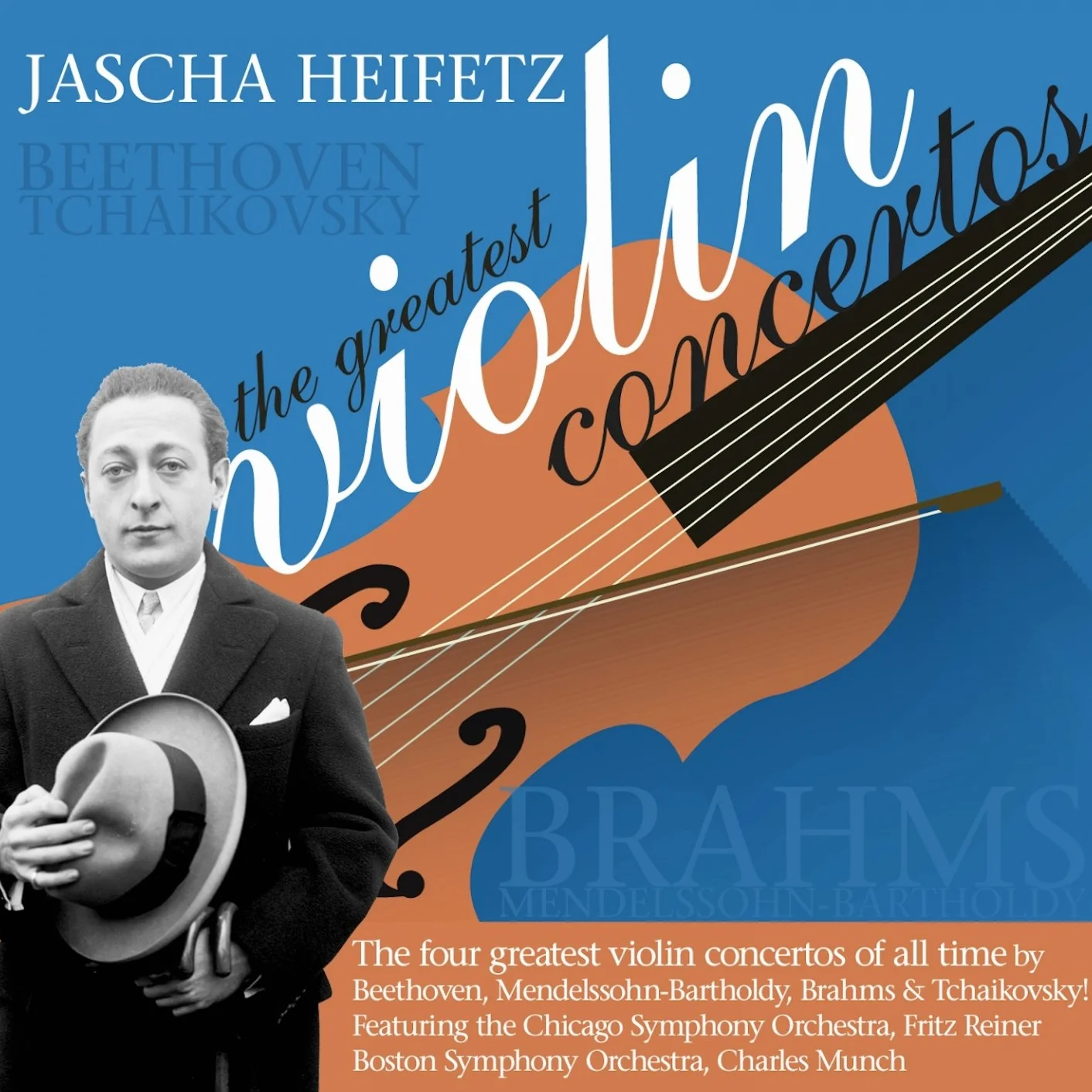 Jascha Heifetz: The Greatest Violin Concertos